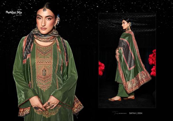 Mumtaz Safaa Velvet 1 Designer Wear Salwar Kameez